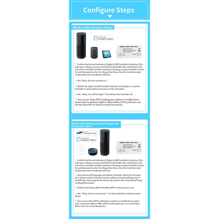 Controller per switch wireless intelligente Zigbee 85-265 V 50-60 Hz IEEE 802.15.4