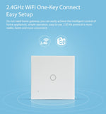 Interruttore luce smart WiFi 1 gang UE touch 5A