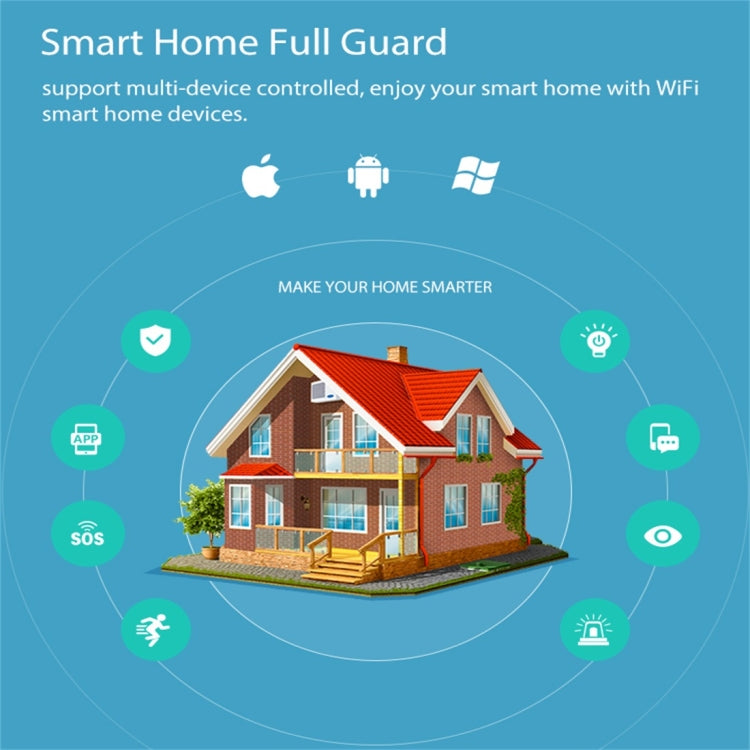 Interruttore luce smart WiFi 2 gang UE touch 5A