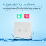 Interruttore luce smart WiFi 2 gang UE touch 5A