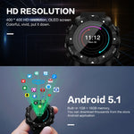Smartwatch Bluetooth con display OLED S3 da 1,39 pollici, impermeabile IP67, supporto bussola/cardiofrequenzimetro/scheda SIM/navigazione GPS, compatibile con telefoni Android e iOS