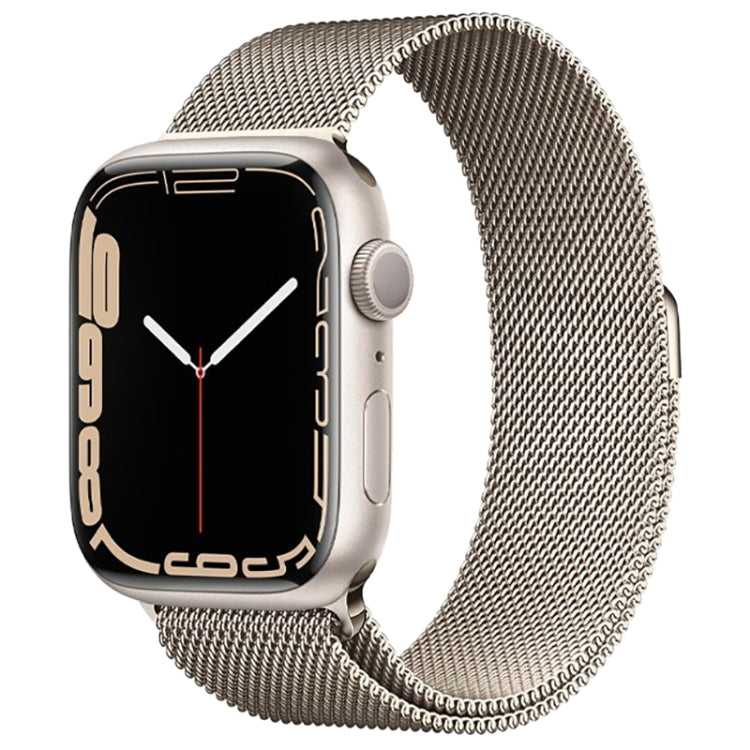 Cinturino magnetico in acciaio inossidabile con anello milanese per Apple Watch serie 8 e 7 41 mm / SE 2 e 6 e SE e 5 e 4 40 mm / 3 e 2 e 1 38 mm, For Apple Watch Series 8&7 41mm / SE 2&6&SE&5&4 40mm / 3&2&1 38mm