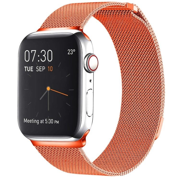 Cinturino magnetico in acciaio inossidabile con anello milanese per Apple Watch serie 8 e 7 41 mm / SE 2 e 6 e SE e 5 e 4 40 mm / 3 e 2 e 1 38 mm, For Apple Watch Series 8&7 41mm / SE 2&6&SE&5&4 40mm / 3&2&1 38mm