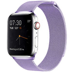 Cinturino magnetico in acciaio inossidabile con anello milanese per Apple Watch serie 8 e 7 41 mm / SE 2 e 6 e SE e 5 e 4 40 mm / 3 e 2 e 1 38 mm, For Apple Watch Series 8&7 41mm / SE 2&6&SE&5&4 40mm / 3&2&1 38mm