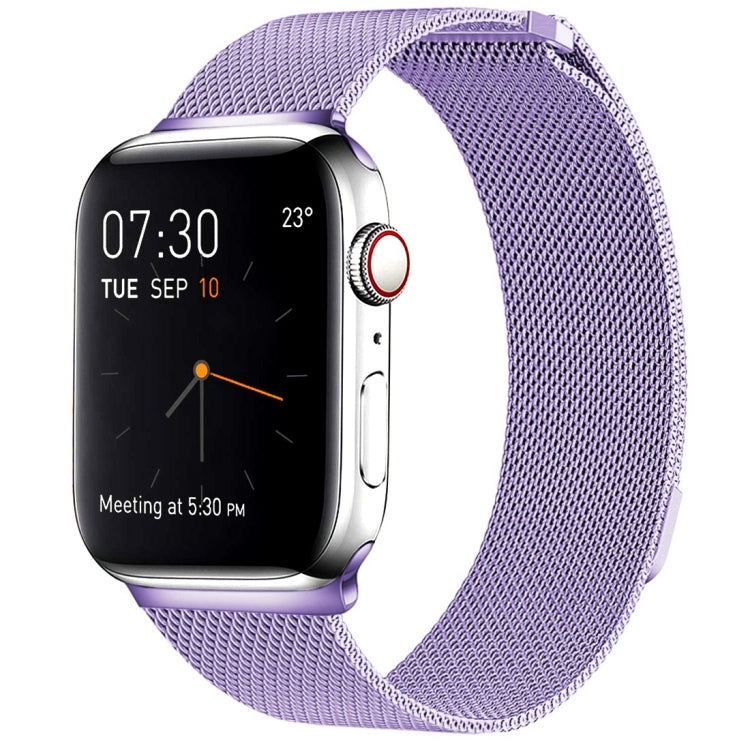 Cinturino magnetico in acciaio inossidabile con anello milanese per Apple Watch serie 8 e 7 41 mm / SE 2 e 6 e SE e 5 e 4 40 mm / 3 e 2 e 1 38 mm, For Apple Watch Series 8&7 41mm / SE 2&6&SE&5&4 40mm / 3&2&1 38mm