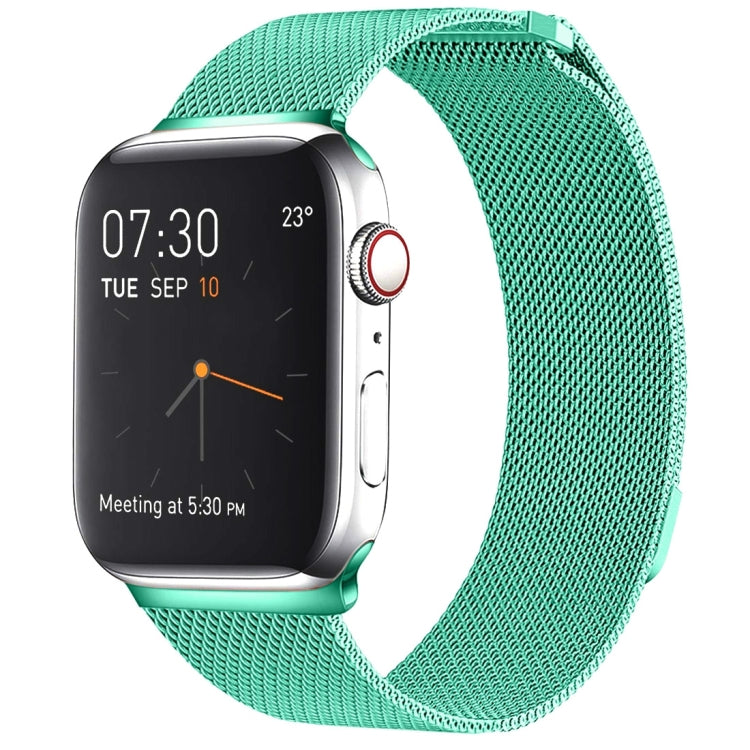 Cinturino magnetico in acciaio inossidabile con anello milanese per Apple Watch serie 8 e 7 41 mm / SE 2 e 6 e SE e 5 e 4 40 mm / 3 e 2 e 1 38 mm, For Apple Watch Series 8&7 41mm / SE 2&6&SE&5&4 40mm / 3&2&1 38mm