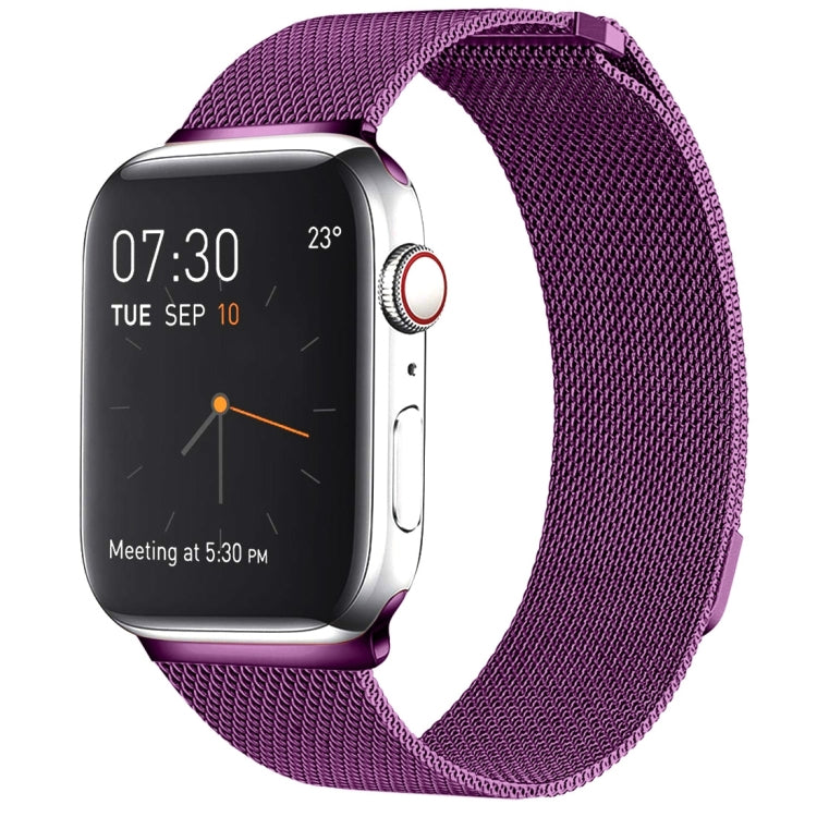 Cinturino magnetico in acciaio inossidabile con anello milanese per Apple Watch serie 8 e 7 41 mm / SE 2 e 6 e SE e 5 e 4 40 mm / 3 e 2 e 1 38 mm, For Apple Watch Series 8&7 41mm / SE 2&6&SE&5&4 40mm / 3&2&1 38mm