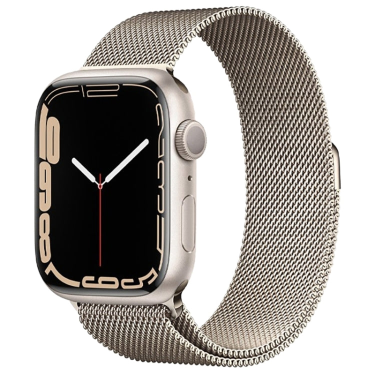 Cinturino magnetico in acciaio inossidabile con anello milanese per Apple Watch Ultra 49 mm / Serie 8 e 7 45 mm / SE 2 e 6 e SE e 5 e 4 44 mm / 3 e 2 e 1 42 mm, For Apple Watch Ultra 49mm / Series 8&7 45mm / SE 2&6&SE&5&4 44mm / 3&2&1 42mm