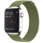 Cinturino magnetico in acciaio inossidabile con anello milanese per Apple Watch Ultra 49 mm / Serie 8 e 7 45 mm / SE 2 e 6 e SE e 5 e 4 44 mm / 3 e 2 e 1 42 mm, For Apple Watch Ultra 49mm / Series 8&7 45mm / SE 2&6&SE&5&4 44mm / 3&2&1 42mm