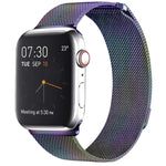 Cinturino magnetico in acciaio inossidabile con anello milanese per Apple Watch Ultra 49 mm / Serie 8 e 7 45 mm / SE 2 e 6 e SE e 5 e 4 44 mm / 3 e 2 e 1 42 mm, For Apple Watch Ultra 49mm / Series 8&7 45mm / SE 2&6&SE&5&4 44mm / 3&2&1 42mm