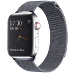 Cinturino magnetico in acciaio inossidabile con anello milanese per Apple Watch Ultra 49 mm / Serie 8 e 7 45 mm / SE 2 e 6 e SE e 5 e 4 44 mm / 3 e 2 e 1 42 mm, For Apple Watch Ultra 49mm / Series 8&7 45mm / SE 2&6&SE&5&4 44mm / 3&2&1 42mm