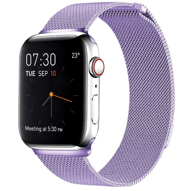 Cinturino magnetico in acciaio inossidabile con anello milanese per Apple Watch Ultra 49 mm / Serie 8 e 7 45 mm / SE 2 e 6 e SE e 5 e 4 44 mm / 3 e 2 e 1 42 mm, For Apple Watch Ultra 49mm / Series 8&7 45mm / SE 2&6&SE&5&4 44mm / 3&2&1 42mm
