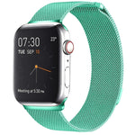 Cinturino magnetico in acciaio inossidabile con anello milanese per Apple Watch Ultra 49 mm / Serie 8 e 7 45 mm / SE 2 e 6 e SE e 5 e 4 44 mm / 3 e 2 e 1 42 mm, For Apple Watch Ultra 49mm / Series 8&7 45mm / SE 2&6&SE&5&4 44mm / 3&2&1 42mm