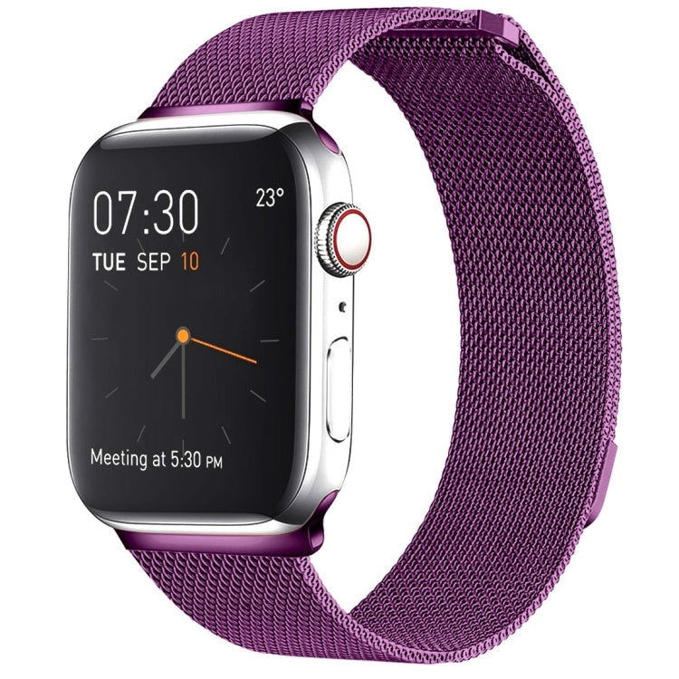 Cinturino magnetico in acciaio inossidabile con anello milanese per Apple Watch Ultra 49 mm / Serie 8 e 7 45 mm / SE 2 e 6 e SE e 5 e 4 44 mm / 3 e 2 e 1 42 mm, For Apple Watch Ultra 49mm / Series 8&7 45mm / SE 2&6&SE&5&4 44mm / 3&2&1 42mm