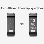 TLW T6 Fitness Tracker Bracciale intelligente con display OLED da 0,96 pollici, supporto modalità sport / ECG / cardiofrequenzimetro / pressione sanguigna / monitor del sonno, T6 Black, T6 Blue, T6 Red