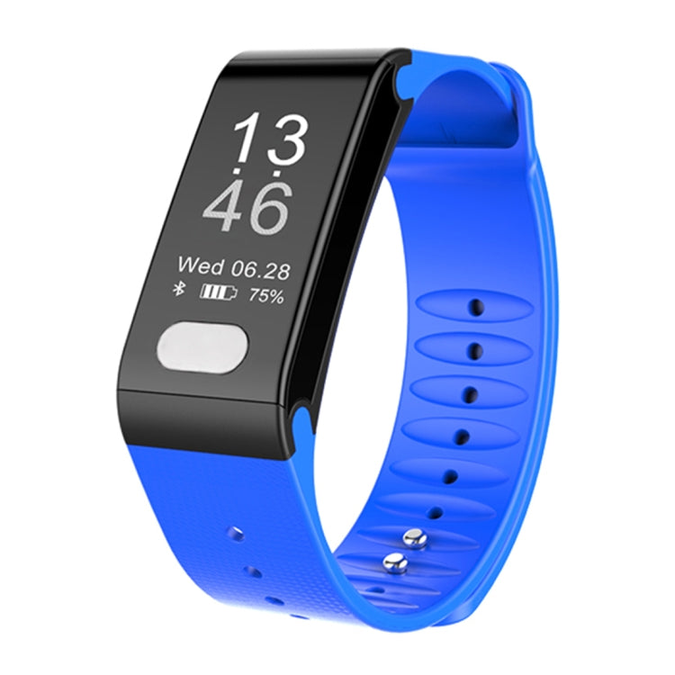 TLW T6 Fitness Tracker Bracciale intelligente con display OLED da 0,96 pollici, supporto modalità sport / ECG / cardiofrequenzimetro / pressione sanguigna / monitor del sonno, T6 Black, T6 Blue, T6 Red
