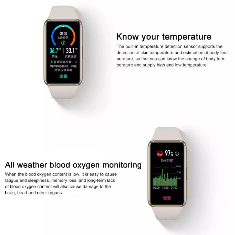 Schermo a colori AMOLED originale Huawei Band 6 Pro da 1,47 pollici