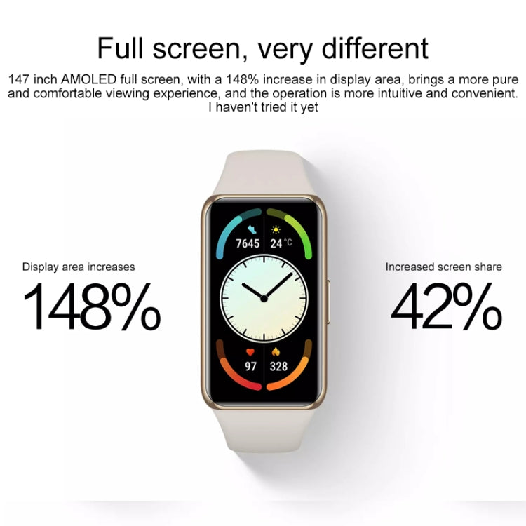 Schermo a colori AMOLED originale Huawei Band 6 Pro da 1,47 pollici