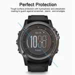 ENKAY Hat-Prince per Garmin Fenix 3 HR Smart Watch 0,2 mm 9H Durezza superficiale 2,15D Pellicola in vetro temperato con bordo curvo
