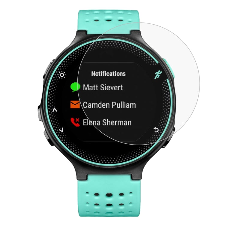 ENKAY Hat-Prince per Garmin Forerunner 235 Smart Watch 0,2 mm 9H Durezza superficiale 2.15D Pellicola in vetro temperato con bordo curvo