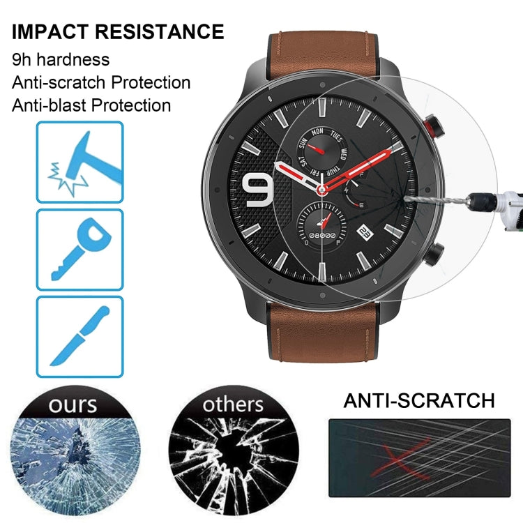 Per Huami Amazfit GTR 42mm 0.26mm 2.5D 9H Pellicola salvaschermo in vetro temperato, For Huami Amazfit GTR 42mm