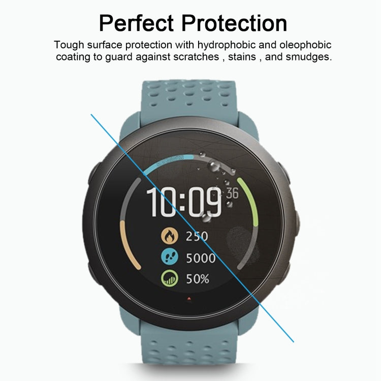 Per Suunto 3 Fitness 0.26mm 2.5D 9H Pellicola protettiva per schermo in vetro temperato, For Suunto 3 Fitness