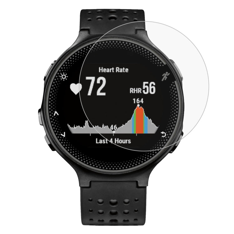 Per Garmin Forerunner 235 Lite 0.26mm 2.5D 9H Pellicola salvaschermo in vetro temperato, For Garmin Forerunner 235 Lite