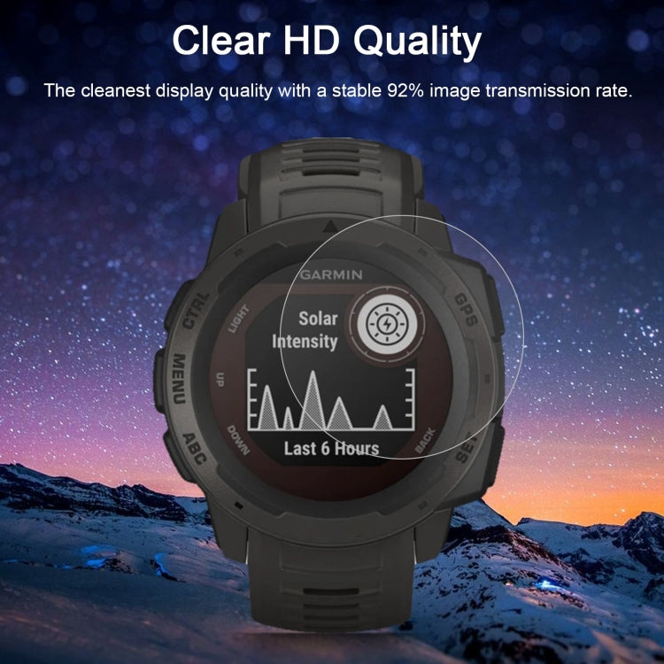 Per la pellicola protettiva in vetro temperato Garmin Instinct da 0,26 mm 2.5D 9H, For Garmin Instinct