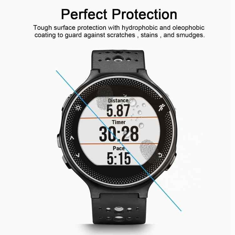 Per Garmin Forerunner 235 0,26 mm 2,5 D 9 H Pellicola protettiva per schermo in vetro temperato, For Garmin Forerunner 235