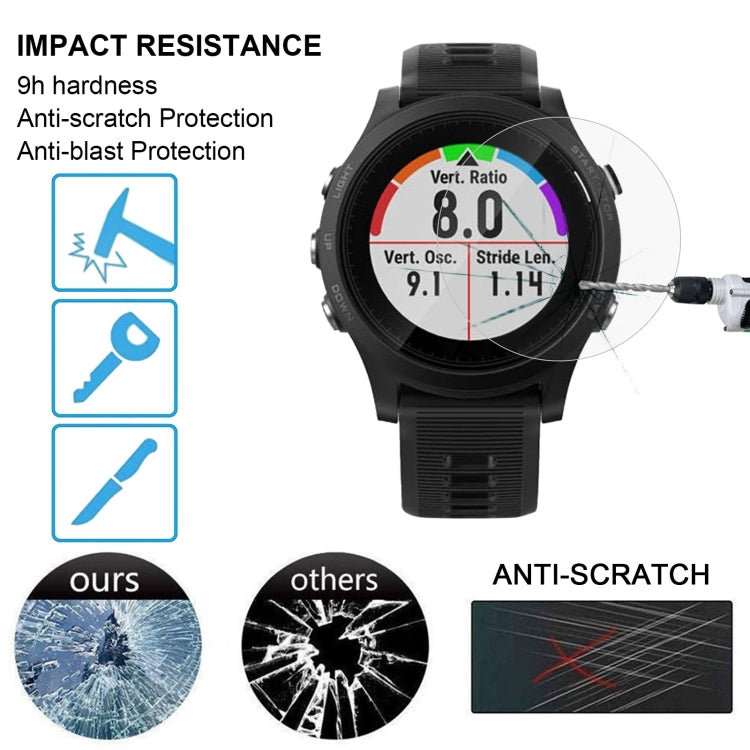 Per Garmin Forerunner 635 0,26 mm 2,5 D 9 H Pellicola protettiva per schermo in vetro temperato, For Garmin Forerunner 635