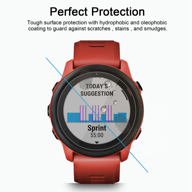 Per Garmin Forerunner 745 0,26 mm 2,5 D 9 H Pellicola protettiva per schermo in vetro temperato, For Garmin Forerunner 745
