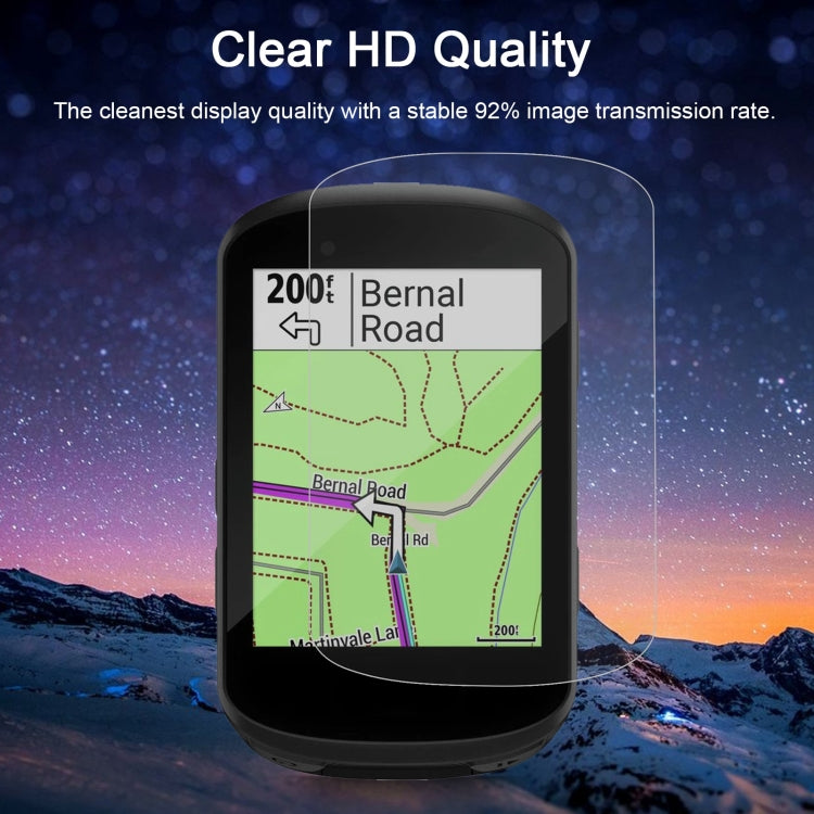 Per Garmin Edge 530 0,26 mm 2,5 D 9 H pellicola protettiva per schermo in vetro temperato, For Garmin Edge 530