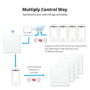 3 Button Smart Switch Smart Wall Switch, 3 Buttons