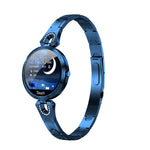 Bracciale femminile intelligente alla moda AK15, schermo LCD a colori da 1,08 pollici, impermeabile IP67, supporto monitoraggio della frequenza cardiaca/monitoraggio del sonno/fotografia remota