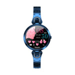 Bracciale femminile intelligente alla moda AK15, schermo LCD a colori da 1,08 pollici, impermeabile IP67, supporto monitoraggio della frequenza cardiaca/monitoraggio del sonno/fotografia remota