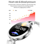 Bracciale femminile intelligente alla moda AK15, schermo LCD a colori da 1,08 pollici, impermeabile IP67, supporto monitoraggio della frequenza cardiaca/monitoraggio del sonno/fotografia remota