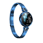 Bracciale femminile intelligente alla moda AK15, schermo LCD a colori da 1,08 pollici, impermeabile IP67, supporto monitoraggio della frequenza cardiaca/monitoraggio del sonno/fotografia remota