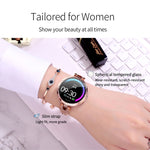 Bracciale femminile intelligente alla moda AK15, schermo LCD a colori da 1,08 pollici, impermeabile IP67, supporto monitoraggio della frequenza cardiaca/monitoraggio del sonno/fotografia remota