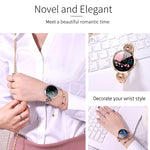Bracciale femminile intelligente alla moda AK15, schermo LCD a colori da 1,08 pollici, impermeabile IP67, supporto monitoraggio della frequenza cardiaca/monitoraggio del sonno/fotografia remota