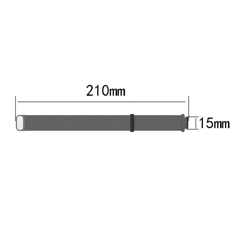Cinturino orologio milanese per Garmin Forerunner 235 22 cm, 22cm