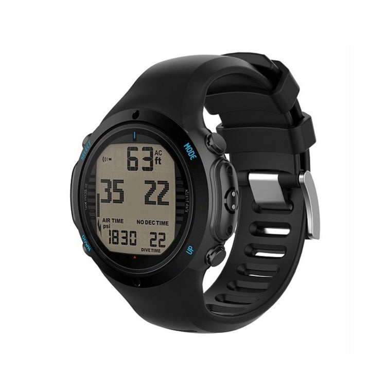 Cinturino in silicone per Suunto D6i 22.5 cm