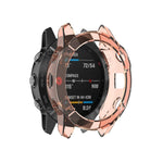 Per Garmin Fenix 6 Custodia protettiva per smartwatch a mezza copertura in TPU, For Garmin Fenix 6