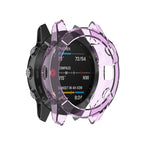 Per Garmin Fenix 6 Custodia protettiva per smartwatch a mezza copertura in TPU, For Garmin Fenix 6