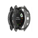 Per Garmin Fenix 6X Custodia protettiva per smartwatch a mezza copertura in TPU, For Garmin Fenix 6X