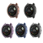 Per Garmin Fenix 6X Custodia protettiva per smartwatch a mezza copertura in TPU, For Garmin Fenix 6X