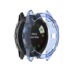 Per Garmin Fenix 6X Custodia protettiva per smartwatch a mezza copertura in TPU, For Garmin Fenix 6X