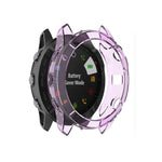 Per Garmin Fenix 6X Custodia protettiva per smartwatch a mezza copertura in TPU, For Garmin Fenix 6X