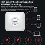 COMFAST CF-E375AC AP da soffitto wireless per interni dual band 1300Mbps 2.4G+5.8GHz Punto di accesso WiFi, CF-E375AC