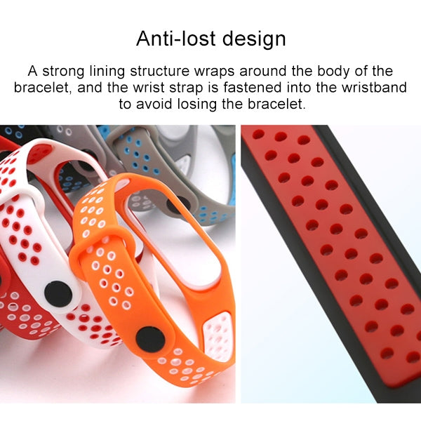 Cinturino per orologio colorato con cinturino da polso in silicone per Xiaomi Mi Band 3 e 4