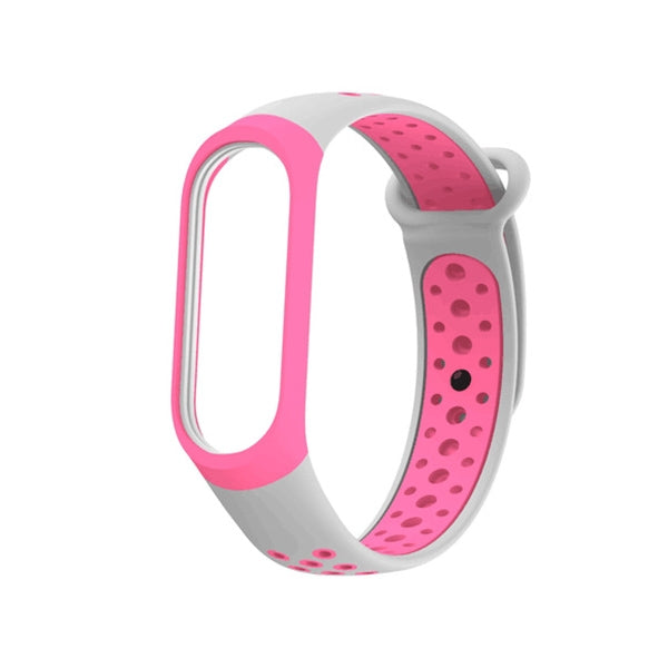 Cinturino per orologio colorato con cinturino da polso in silicone per Xiaomi Mi Band 3 e 4